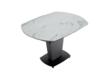 Mat, Shiny 2417 Marble Table White with 3405 White Chairs p11553 By ESF Furniture Luxury Dining Sets Mobilia Cleopatra 49 Mat, Shiny 2417 Marble Table White with 3405 White Chairs p11553 By ESF Furniture 49