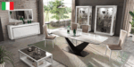 Shiny Elite White Dining Room Set by Camelgroup – Italy p13177 By ESF Furniture 29