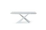 Mat, Shiny 9113 Dining Table with 1218 swivel Gray Chairs p11819 By ESF Furniture ESF Furniture Mobilia Cleopatra 73 Mat, Shiny 9113 Dining Table with 1218 swivel Gray Chairs p11819 By ESF Furniture 73