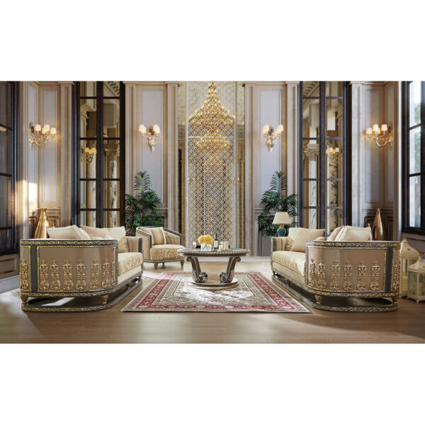 Luxury 7 PCs Dining Table Set HD-8024 By Homey Design 135