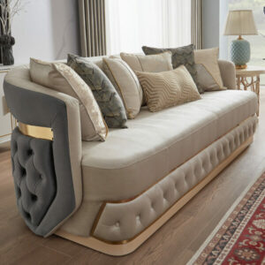 Hd-9008-Sofa By Homey Design | Mobilia Cleopatra HD-9008-Sofa By Homey Design