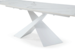 Mat 9113 Dining Table with 1218 swivel White Chairs p11818 By ESF Furniture ESF Furniture Mobilia Cleopatra 42 Mat 9113 Dining Table with 1218 swivel White Chairs p11818 By ESF Furniture 42