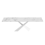 Mat 9113 Dining Table with 1218 swivel White Chairs p11818 By ESF Furniture ESF Furniture Mobilia Cleopatra 32 Mat 9113 Dining Table with 1218 swivel White Chairs p11818 By ESF Furniture 32