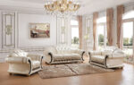 Shiny Leather Apolo Pearl By ESF Furniture 39
