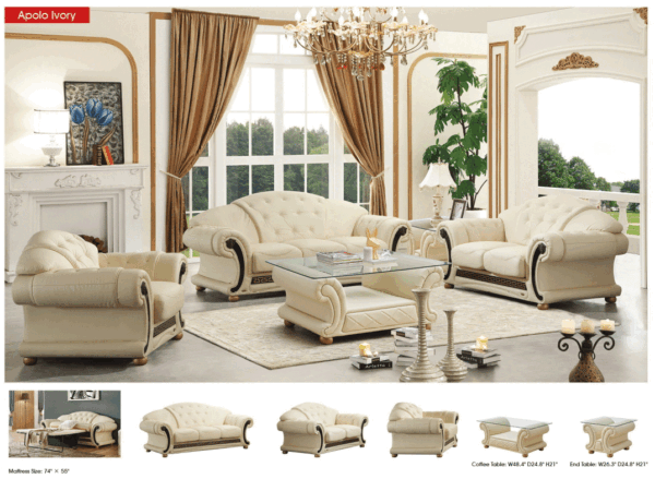 Apolo Ivory By ESF Furniture - Image 2