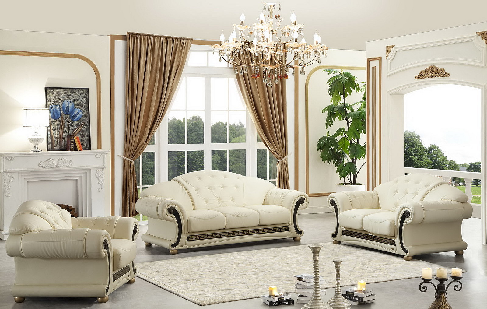 Apolo Ivory By ESF Furniture