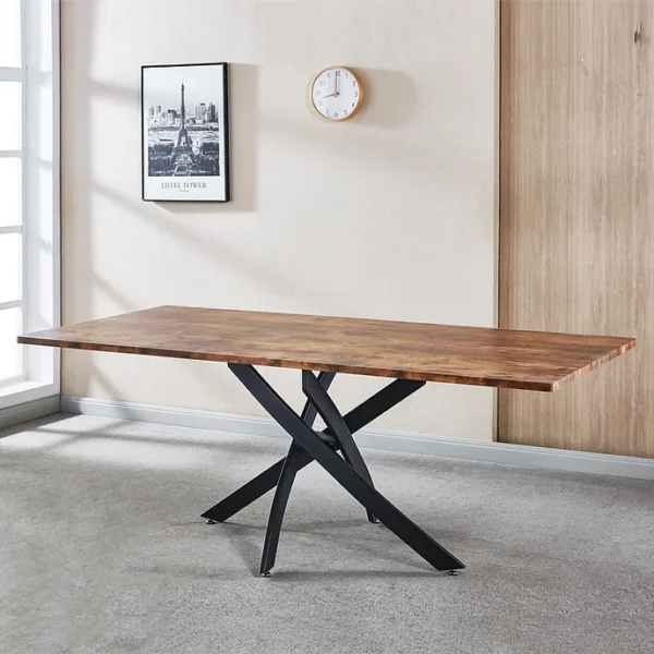 DT8200 Black Metal Dining Table Legs By Artisan Furniture 14