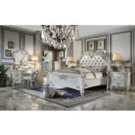 Vendome Vanity Desk in Antique Pearl Finish BD01507 By ACME Bedroom Vanities Mobilia Cleopatra 20 Vendome Vanity Desk in Antique Pearl Finish BD01507 By ACME 20