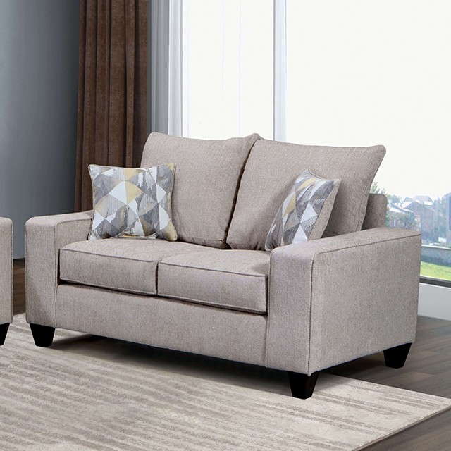 Beige West Action Loveseat SM7331-LV by Furniture of America 7