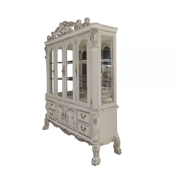 Bone White Dresden Hutch & Buffet DN01698 By ACME