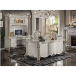 Vendome Computer Desk & Hutch in Antique Pearl Finish OF01519 By ACME 8