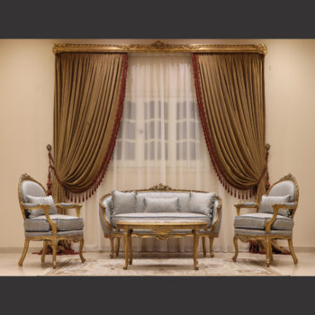 MC-59 pearl blue Neoclassic sofa set
