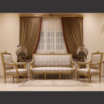 MC-66 natural beige Neoclassic sofa set