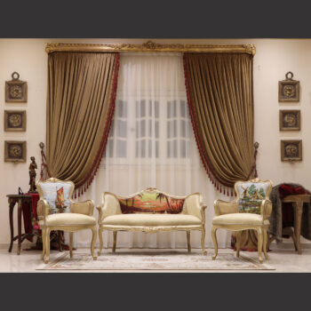 MC-67 natural beige Neoclassic sofa set