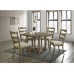 Vintage Walnut Finish Parfield Side Chair DN01808 By ACME 20