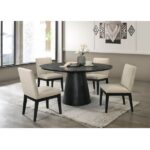 Black Froja Round Dining Table DN01802 By ACME 17