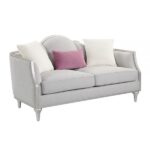 Champagne Kasa Loveseat LV01500 By ACME Luxury Loveseats Mobilia Cleopatra 11 Champagne Kasa Loveseat LV01500 By ACME 11