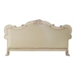 Synthetic Leather & Bone White Finish Dresden Sofa LV01688 By ACME 19