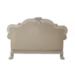 Synthetic Leather & Bone White Finish Dresden Loveseat W/3 Pillows LV01689 By ACME Luxury Loveseats Mobilia Cleopatra 19 Synthetic Leather & Bone White Finish Dresden Loveseat W/3 Pillows LV01689 By ACME 19