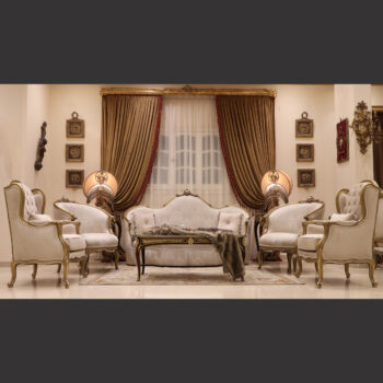 MC-86 off white Neoclassic sofa set