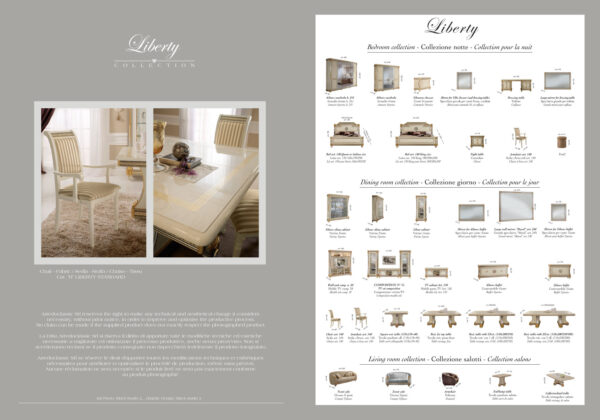 High Gloss Lacquer, Mat Liberty Day Dining Set Additional Items p5223 By ESF Furniture 25