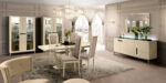High Gloss Lacquer Elite Dining Set Ivory with Ambra “Rombi” Chairs p11189 By ESF Furniture Luxury Dining Sets Mobilia Cleopatra 17 High Gloss Lacquer Elite Dining Set Ivory with Ambra “Rombi” Chairs p11189 By ESF Furniture 17