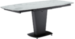 Mat, Shiny 2417 Marble Dining Table White i27644 By ESF Furniture 21