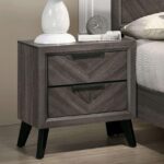 Gray Vagan Night Stand CM7472GY-N By Furniture of America 7