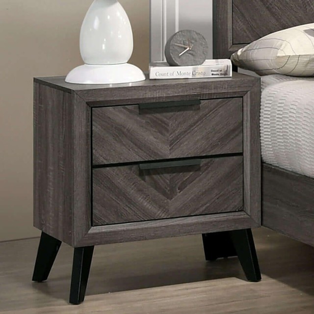 Gray Vagan Night Stand CM7472GY-N By Furniture of America