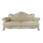 Dresden Leather Sofa With 4 Pillows By ACME