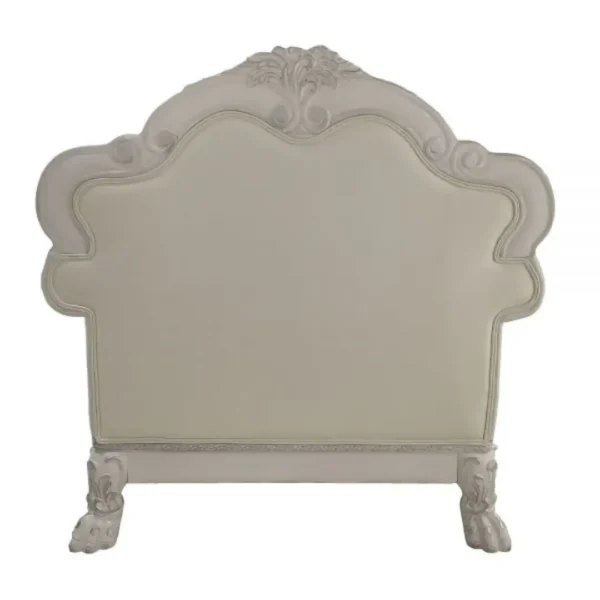 Dresden Leather Chair With 2 Pillows By ACME