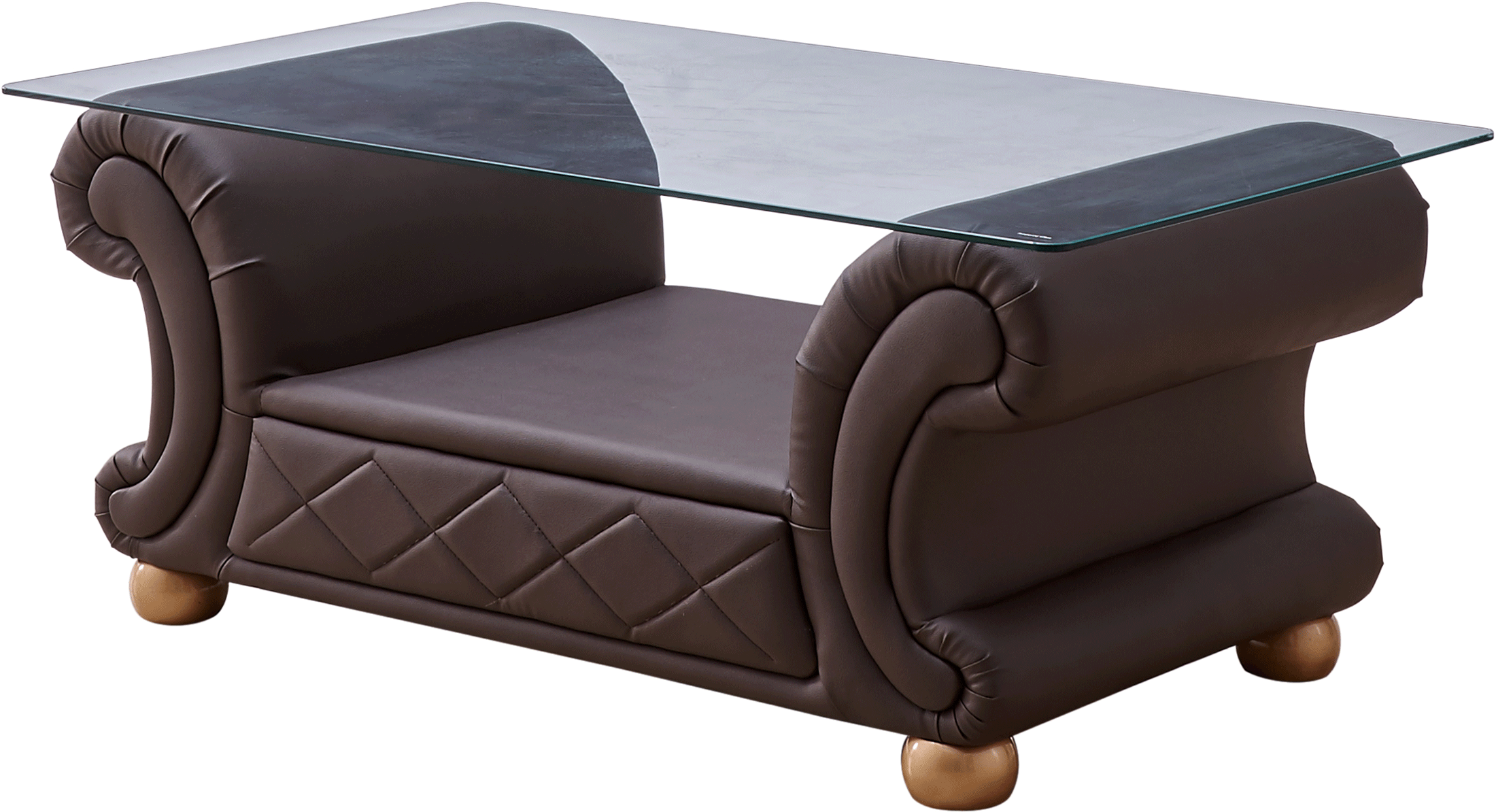 Apolo Brown Coffee table i38046 By ESF Furniture