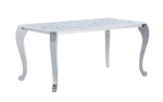 Shiny 110 Marble Dining Table with 110 White Chairs p9841 By ESF Furniture Luxury Dining Sets Mobilia Cleopatra 37 Shiny 110 Marble Dining Table with 110 White Chairs p9841 By ESF Furniture 37