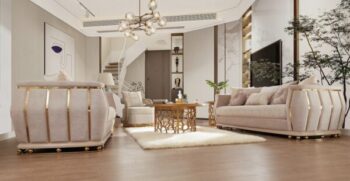 Luxury 7 PCs Dining Table Set HD-8024 By Homey Design 130