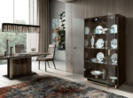 High Gloss Lacquer Volare Dining Room Set Dark Walnut p11085 By ESF Furniture 21