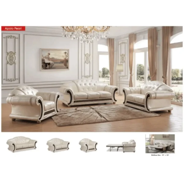 Shiny Leather Apolo Pearl