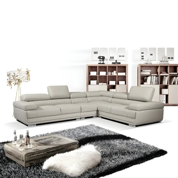 2119 Sectional Light Gray
