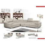 2119 Sectional Light Gray