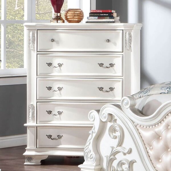 Pearl White Esparanza Chest CM7478WH-C By Furniture of America 6