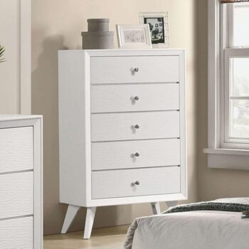 White Dortmund Chest CM7465WH-C By Furniture of America