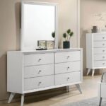 White Dortmund Dresser CM7465WH-D By Furniture of America 7