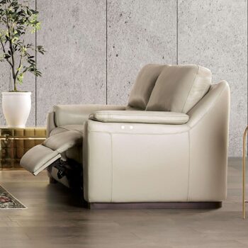 Taupe Altamura Power Sofa FM90002TP-SF-PM By Furniture of America