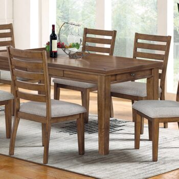 Walnut/Light Gray Rapidview Dining Table CM3259WN-T By Furniture of America