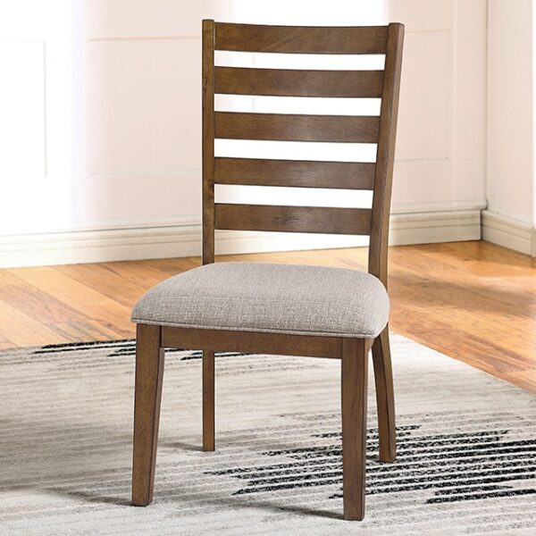 Walnut/Light Gray Rapidview Side Chair CM3259WN-SC-2PK By Furniture of America 6