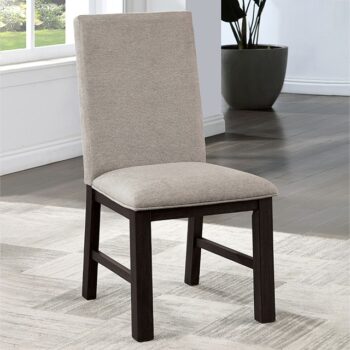 Antique Black/Gray Umbria Side Chair CM3252BK-SC-2PK By Furniture of America