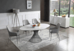 Mat, Shiny 9034 Dining Table with 1254 Chairs and 3012 buffet p11456 By ESF Furniture 59
