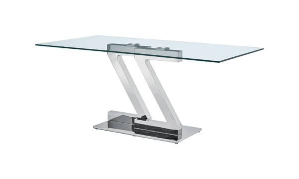 Shiny Zig Zag Dining Table p11614 By ESF Furniture 14