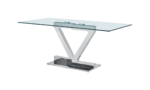 Shiny Zig Zag Dining Table p11614 By ESF Furniture 25