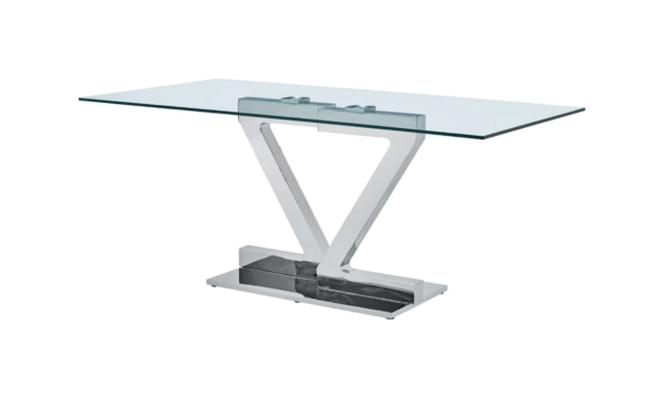 Shiny Zig Zag Dining Table p11614 By ESF Furniture 15