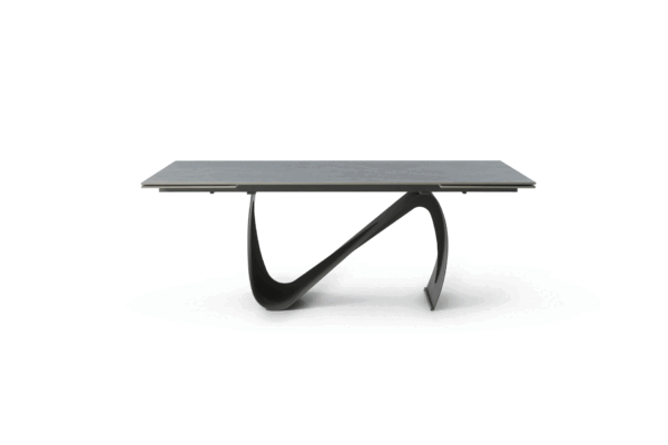 9087 Table Dark gray with 1218 swivel dark gray chair p12870 By ESF Furniture 17